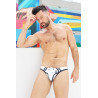 Breedwell Slip de bain Expose Swim Blanc neon